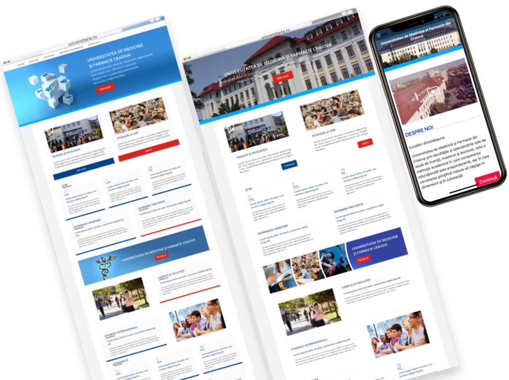 University presentation platform